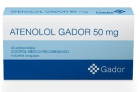 Imagen de ATENOLOL GADOR  50 50 mg [30 comp.]