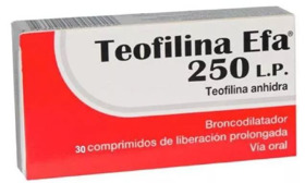 Imagen de TEOFILINA LP 250 250 mg [30 comp.]