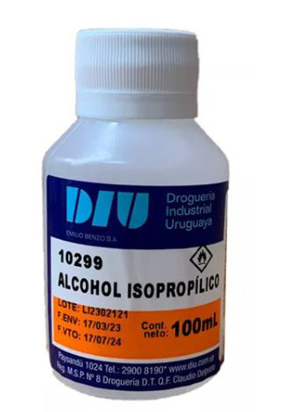 Imagen de ALCOHOL ISOPROPILICO [100 cc]