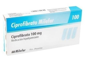 Imagen de CIPROFIBRATO MILEFAR 100 mg [30 cap.]