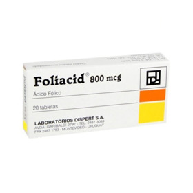 Imagen de FOLIACID 0.8 0,8 mg [20 comp.]