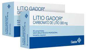 Imagen de LITIO GADOR 300 mg [60 comp.]