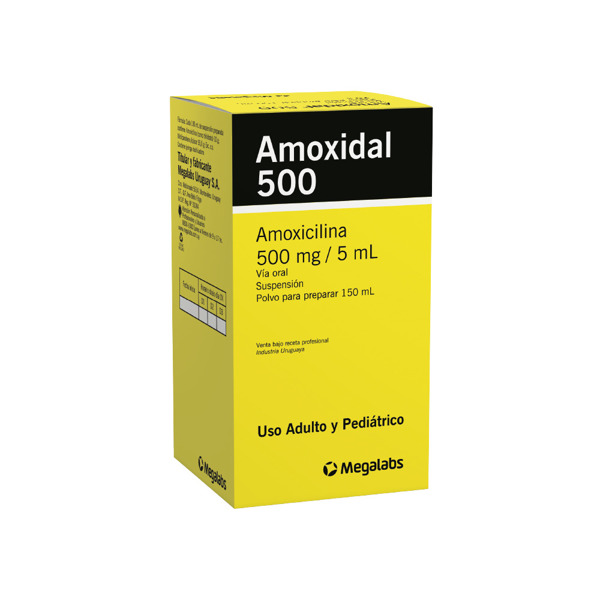 Imagen de AMOXIDAL 500 SUSPENSION 500 mg [150 ml]