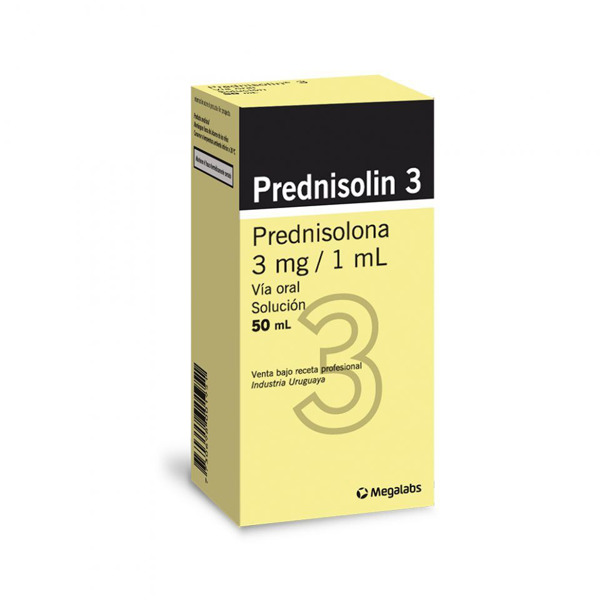 Imagen de PREDNISOLIN 3 SOLUCION 3mg/ml [50 ml]