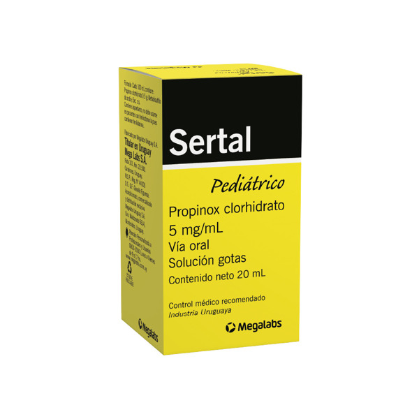Imagen de SERTAL GOTAS PEDIATRICO 5mg/ml [20 ml]