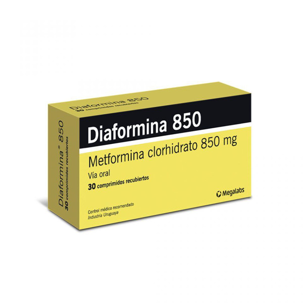Imagen de DIAFORMINA  850 850 mg [30 comp.]