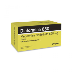 Imagen de DIAFORMINA  850 850 mg [60 comp.]