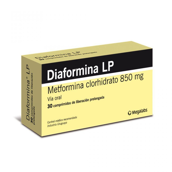 Imagen de DIAFORMINA  LP 850 mg [30 comp.LP]