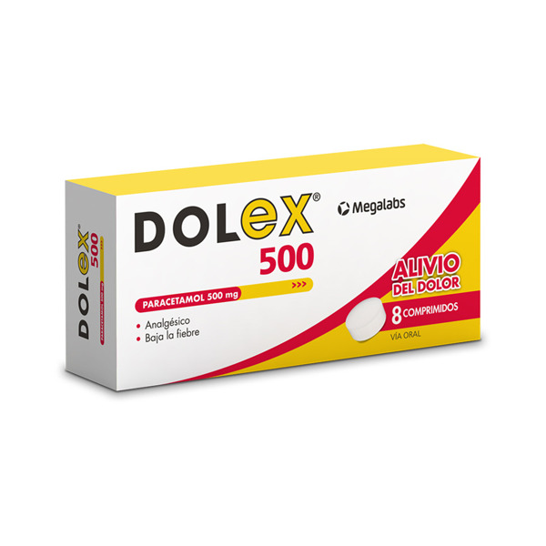 Imagen de DOLEX  500 500 mg [8 comp.]