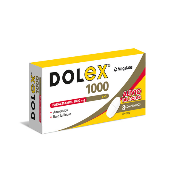 Imagen de DOLEX 1000 1000 mg [8 comp.]