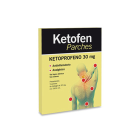 Imagen de KETOFEN PARCHES 30 mg [5 par.]