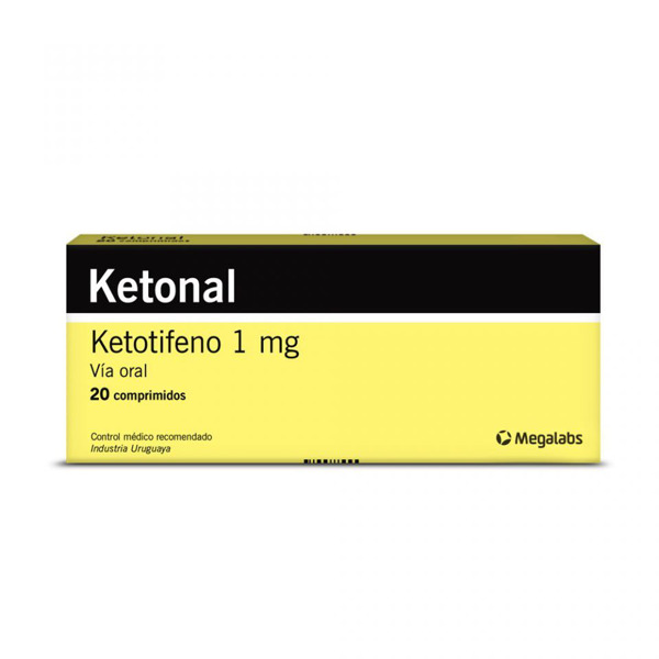 Imagen de KETONAL 1 mg [20 comp.]