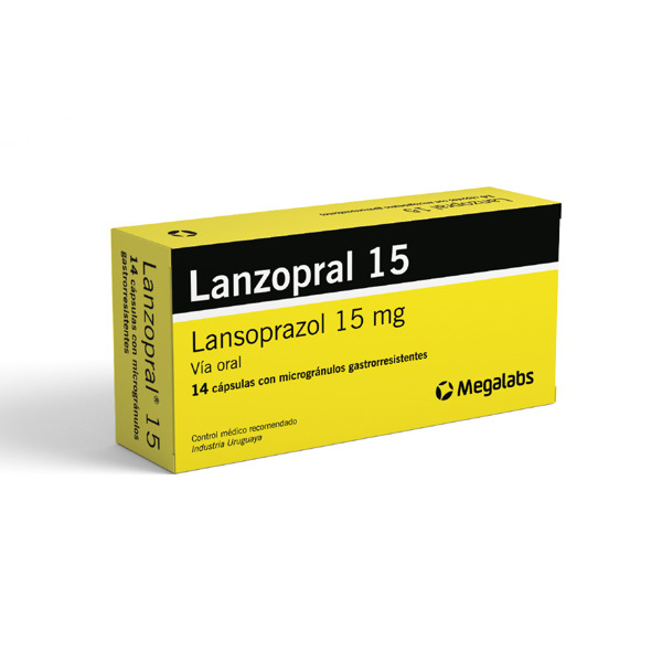 Imagen de LANZOPRAL 15 15 mg [14 cap.]
