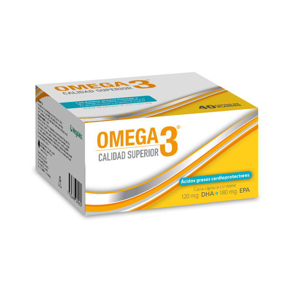 Imagen de OMEGA 3 ROEMMERS 1000 mg [40 cap.]