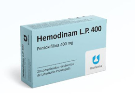 Imagen de HEMODINAM LP 400 mg [20 tab.]