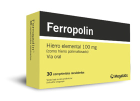 Imagen de FERROPOLIN 100 mg [30 comp.]