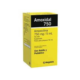 Imagen de AMOXIDAL 750 SUSPENSION 750 mg [100 ml]