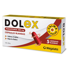 Imagen de DOLEX  500 RAPIDA ACCION 500 mg [5 cap.]