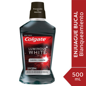 Imagen de COLGATE ENJUAGUE BUCAL LUMINOUS WHITE CARBON [500 ml]